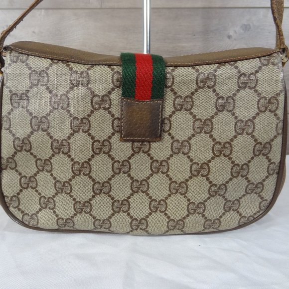 Vintage Gucci Pochette GG Plus Crossbody Bag - Picture 2 of 8